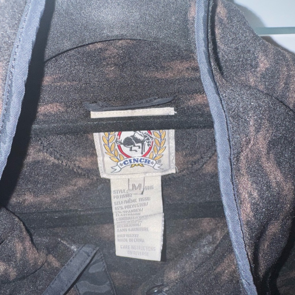 Cinch Black And Brown Patterned Jacket - image 2